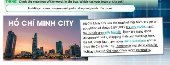 Read the description of Ho Chi Minh City