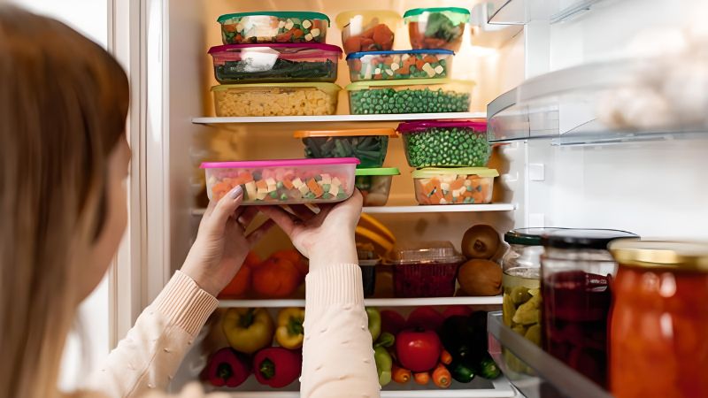 Bảo quản thức ăn thừa trong tủ đông