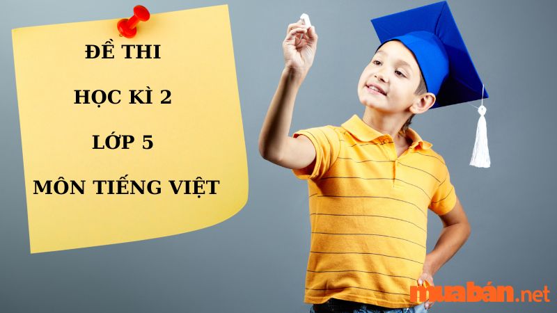 Bộ đề thi tiếng Việt lớp 5 cuối học kì 2 đúng chuẩn